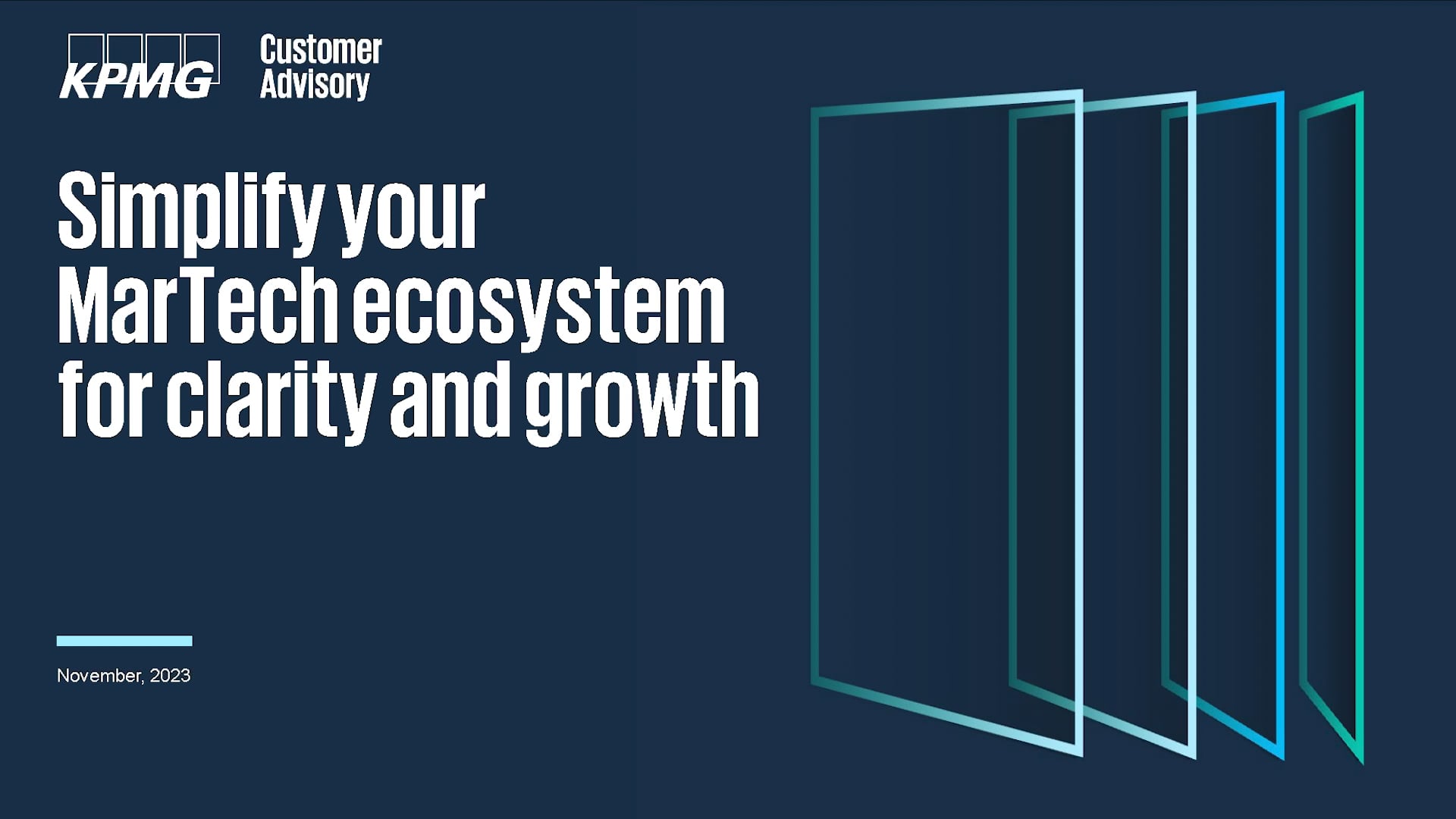 Simplify your MarTech ecosystem for clarity and growth