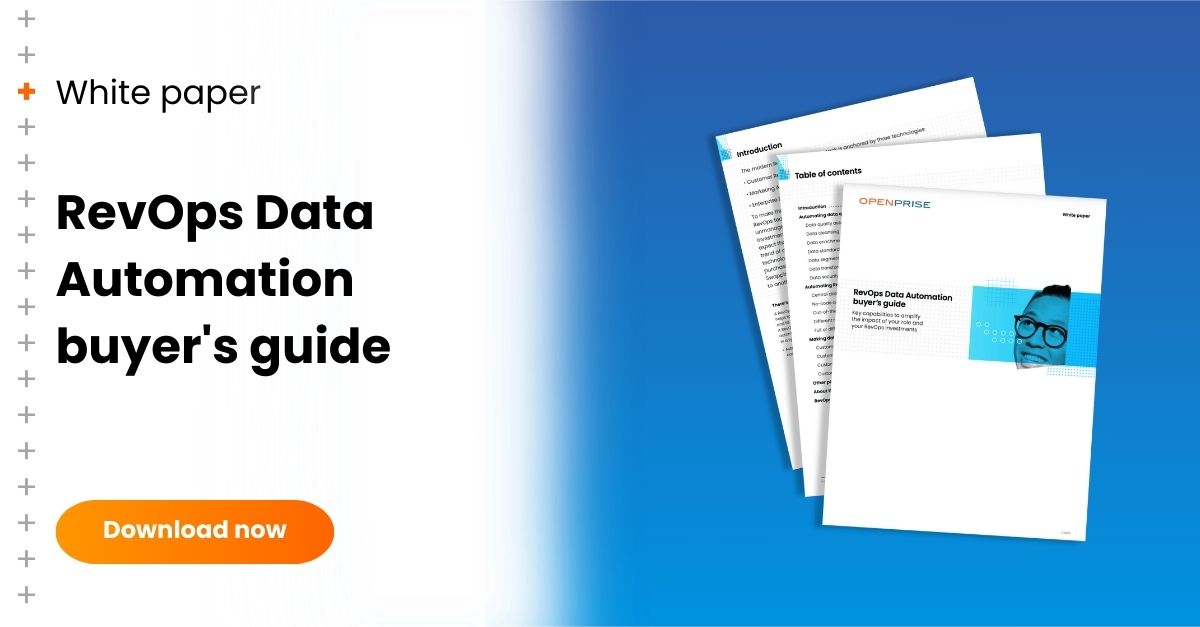 RevOps Data Automation Buyer’s Guide