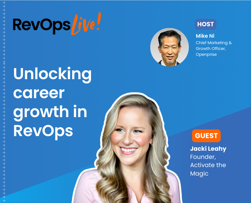 RevOps career growth with Jacki Leahy