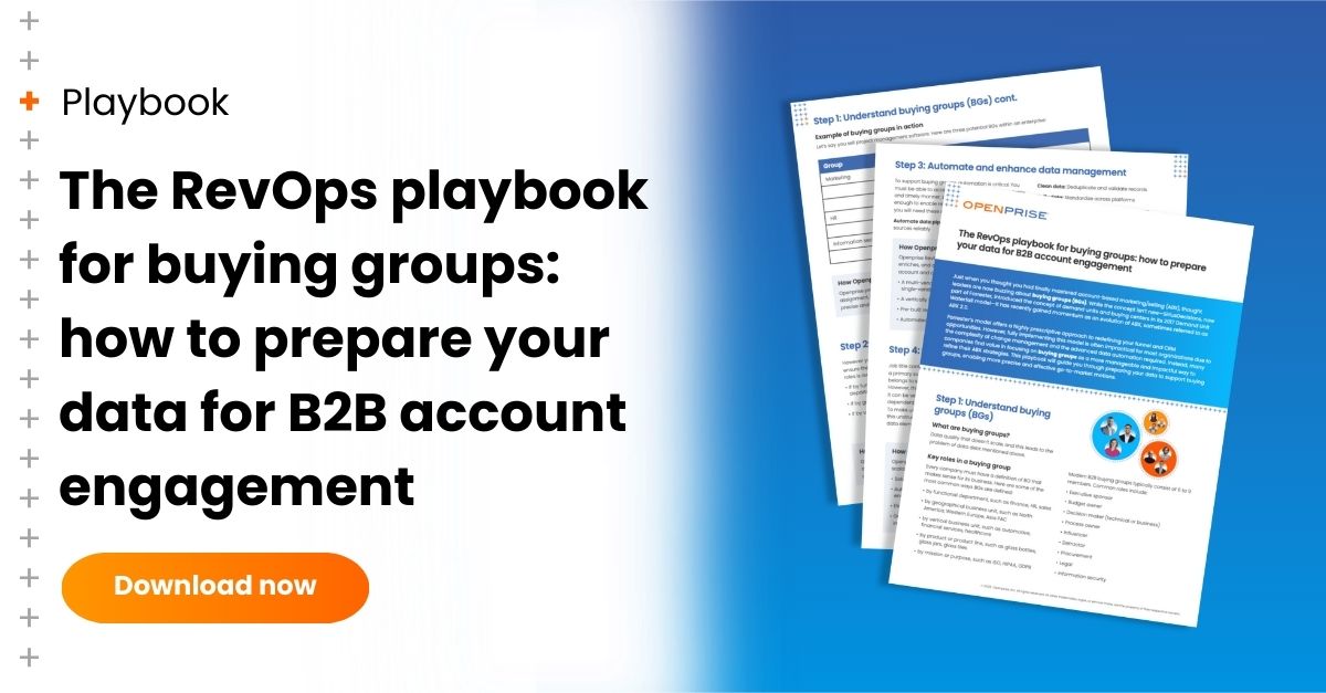 The RevOps playbook for buying groups: how to prepare your data for B2B account engagement